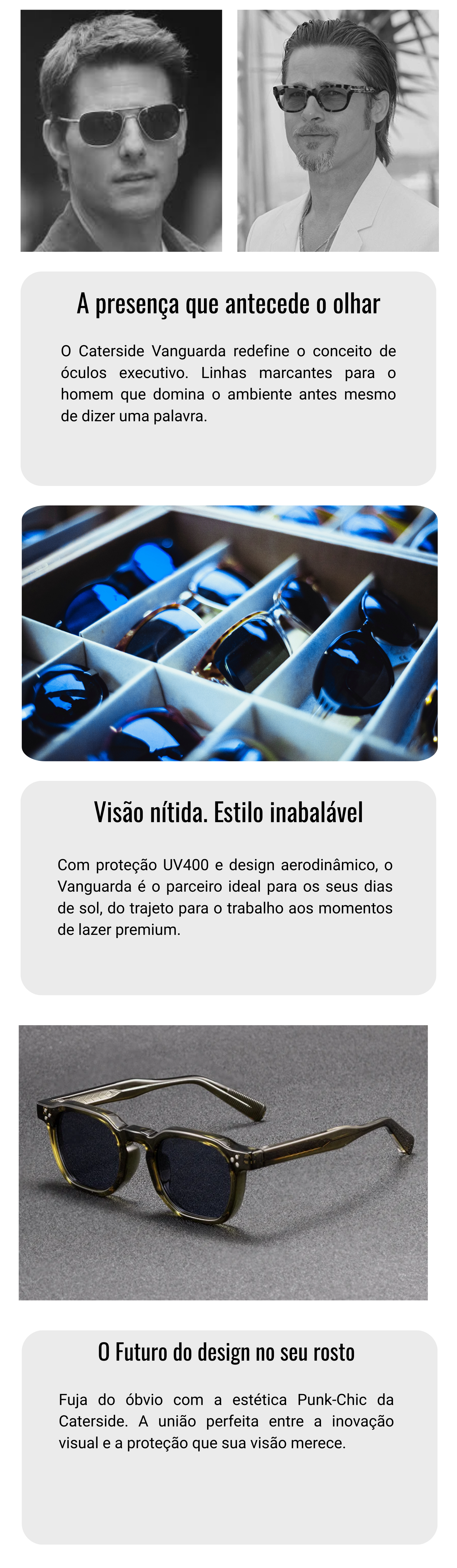 Óculos de Sol Executivo HBK Square - Edição V400